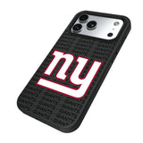 New York Giants Text Backdrop Bump Phone Case for Apple iPhone 17 Series
