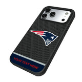 New England Patriots Personalized EndZone Plus Bump Phone Case for Apple iPhone 17 Series