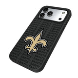 New Orleans Saints Text Backdrop Bump Phone Case for Apple iPhone 17 Series