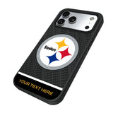 Pittsburgh Steelers Personalized EndZone Plus Bump Phone Case for Apple iPhone 17 Series