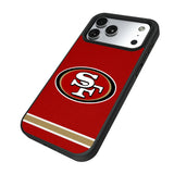 San Francisco 49ers Stripe Bump Phone Case for Apple iPhone 17 Series