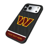 Washington Commanders Personalized EndZone Plus Bump Phone Case for Apple iPhone 17 Series