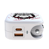 University of Georgia Bulldogs Uga Quadtile 2 in 1 USB Charger