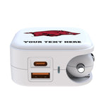 University of Arkansas Fayetteville Razorbacks Personalized Insignia 2 in 1 USB Charger