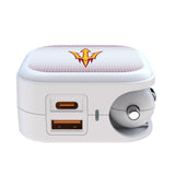 Arizona State University Sun Devils Linen 2 in 1 USB Charger