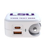 Louisiana State University Tigers Personalized Insignia 2 in 1 USB Charger