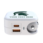 Michigan State University Spartans Personalized Insignia 2 in 1 USB Charger