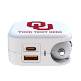 University of Oklahoma Sooners Personalized Insignia 2 in 1 USB Charger