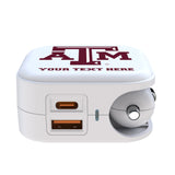 Texas A&M University Aggies Personalized Insignia 2 in 1 USB Charger