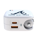 Atlanta Braves Personalized Insignia 2 in 1 USB Charger