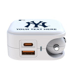 New York Yankees Personalized Insignia 2 in 1 USB Charger