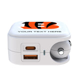 Cincinnati Bengals Personalized Insignia 2 in 1 USB Charger