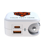 Chicago Bears Personalized Insignia 2 in 1 USB Charger