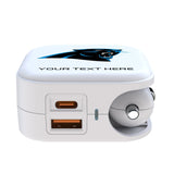 Carolina Panthers Personalized Insignia 2 in 1 USB Charger
