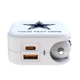 Dallas Cowboys Personalized Insignia 2 in 1 USB Charger