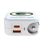 Green Bay Packers Personalized Insignia 2 in 1 USB Charger