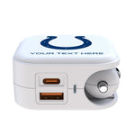 Indianapolis Colts Personalized Insignia 2 in 1 USB Charger