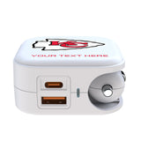 Kansas City Chiefs Personalized Insignia 2 in 1 USB Charger