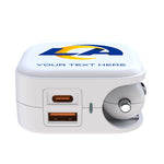 Los Angeles Rams Personalized Insignia 2 in 1 USB Charger