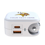 Minnesota Vikings Personalized Insignia 2 in 1 USB Charger