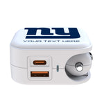 New York Giants Personalized Insignia 2 in 1 USB Charger