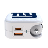 New York Giants Personalized Insignia 2 in 1 USB Charger