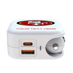 San Francisco 49ers Personalized Insignia 2 in 1 USB Charger