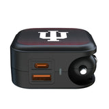 Indiana University Hoosiers Linen 2 in 1 USB A/C Charger