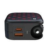 Ohio State University Buckeyes Fashion Pattern 2 in 1 USB A/C Charger