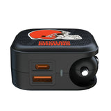 Cleveland Browns Text Backdrop 2 in 1 USB A/C Charger