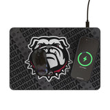 University of Georgia Bulldogs Uga Monocolor Tilt 15-Watt Wireless Charger and Mouse Pad