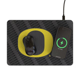University of Oregon Ducks Monocolor Tilt 15-Watt Wireless Charger and Mouse Pad