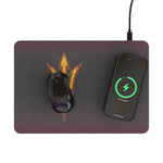 Arizona State University Sun Devils Linen 15-Watt Wireless Charger and Mouse Pad
