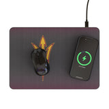 Arizona State University Sun Devils Linen 15-Watt Wireless Charger and Mouse Pad