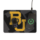 Baylor University Bears Monocolor Tilt 15-Watt Wireless Charger and Mouse Pad