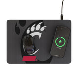 University of Cincinnati Bearcats Monocolor Tilt 15-Watt Wireless Charger and Mouse Pad