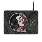 Florida State University Seminoles Monocolor Tilt 15-Watt Wireless Charger and Mouse Pad