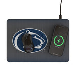 Pennsylvania State University Nittany Lions Linen 15-Watt Wireless Charger and Mouse Pad