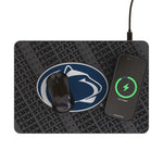Pennsylvania State University Nittany Lions Monocolor Tilt 15-Watt Wireless Charger and Mouse Pad