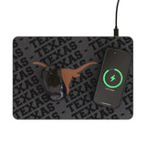 University of Texas Longhorns Monocolor Tilt 15-Watt Wireless Charger and Mouse Pad