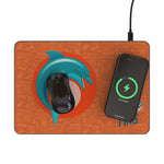Miami Dolphins 2024 Edition 15-Watt Wireless Charger and Mouse Pad
