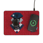 New England Patriots 2024 Edition 15-Watt Wireless Charger and Mouse Pad