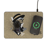 New Orleans Saints 2024 Edition 15-Watt Wireless Charger and Mouse Pad