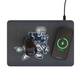 Dallas Cowboys 1966-1969 Historic Collection Linen 15-Watt Wireless Charger and Mouse Pad