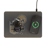 New Orleans Saints Historic Collection Linen 15-Watt Wireless Charger and Mouse Pad