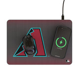 Arizona Diamondbacks Linen 15-Watt Wireless Charger and Mouse Pad