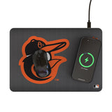 Baltimore Orioles Linen 15-Watt Wireless Charger and Mouse Pad