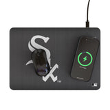 Chicago White Sox Linen 15-Watt Wireless Charger and Mouse Pad