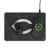 Cincinnati Reds Personalized Tilt 15-Watt Wireless Charger and Mouse Pad