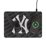 New York Yankees Personalized Tilt 15-Watt Wireless Charger and Mouse Pad